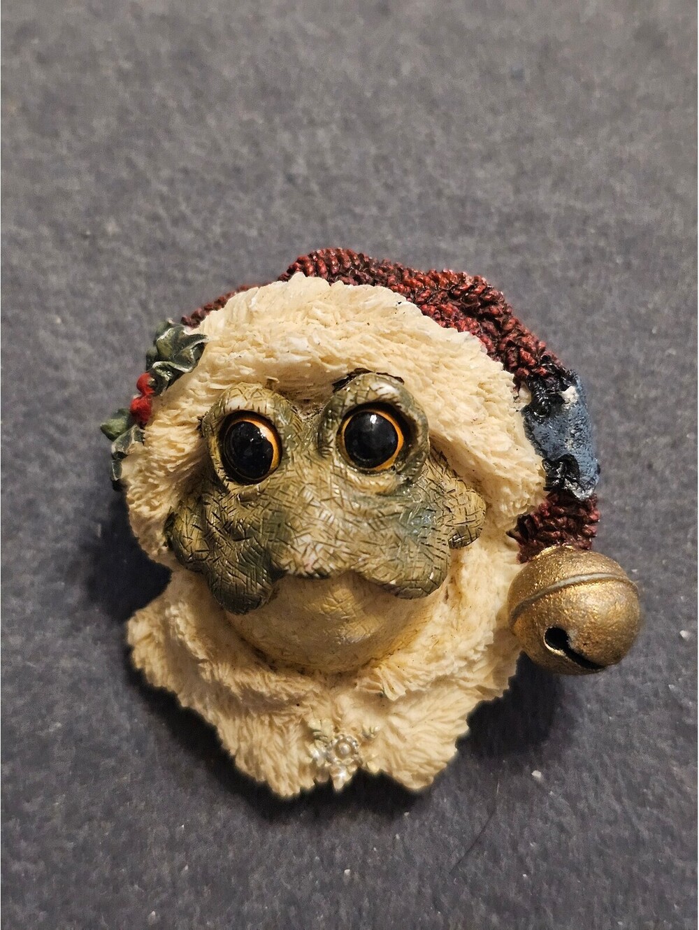 Frog Santa Brooch